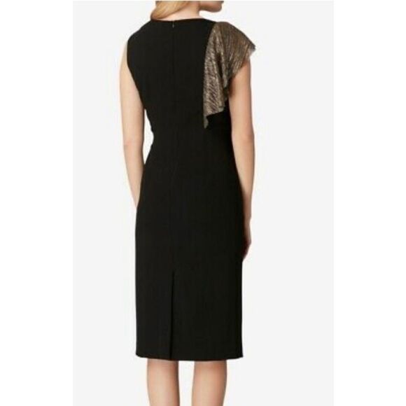 Tahari by ArthurS Levine size 8 black sleeveless dress - Picture 2 of 9